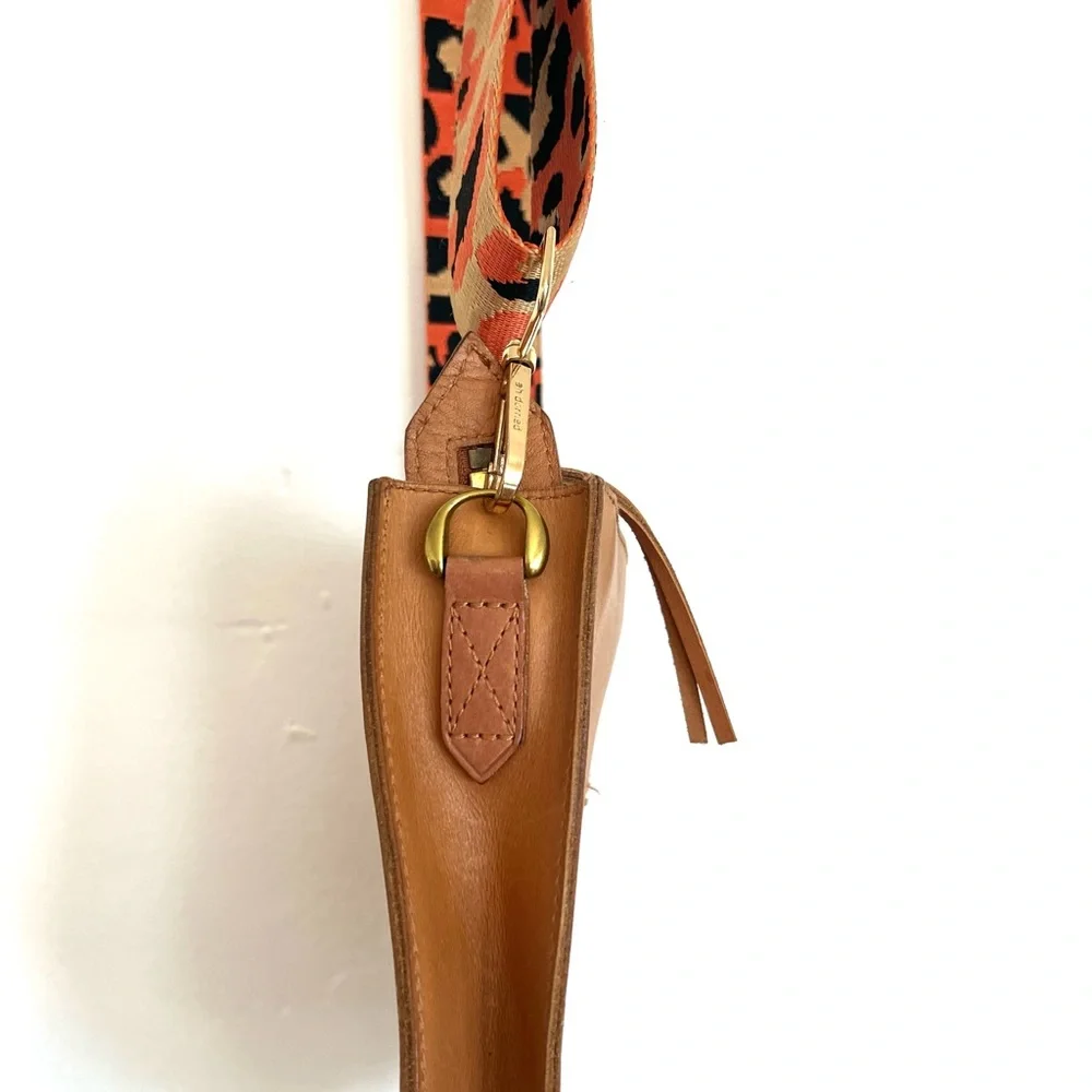 Madewell The Transport Saddlebag Leather Crossbody Bag (Desert Camel) - Picture 5 of 8
